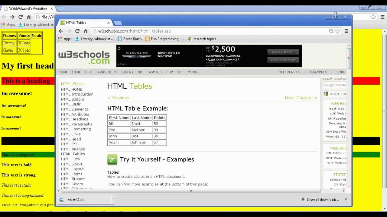 How To Make Your Own Simple Website Using Notepad Part 1 The Basics 