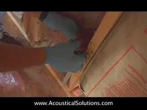 Sound Barrier Install Video: How to Soundproof a Wall