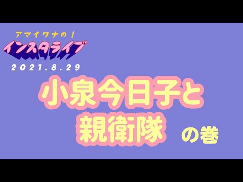 【小泉今日子と親衛隊の巻】アマイワナのインスタライブ