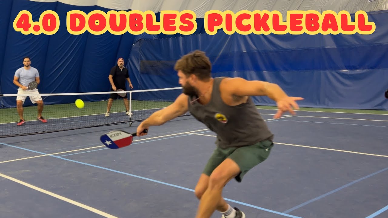 4.0 Mens Doubles Pickleball | Matt & Mike vs Anthony & Fayez | Long Beach Tennis Center