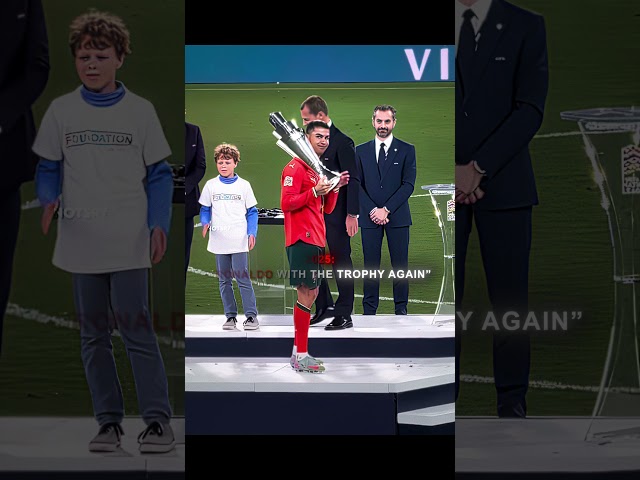 Ronaldo's Aura with Trophy 🐐🥶