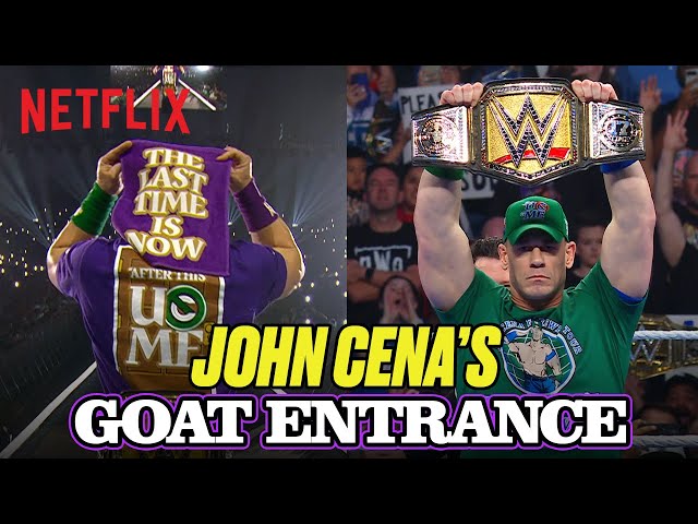 John Cena's Entrances as the LAST REAL CHAMPION 💥 | WWE | Netflix India