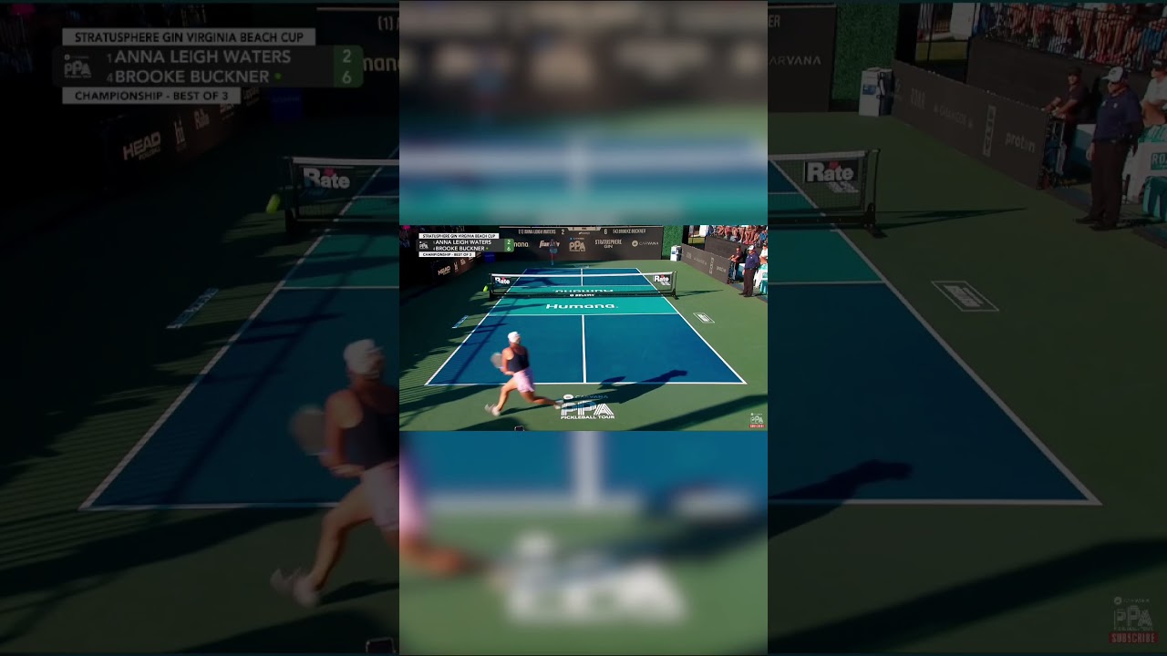 Brooke Buckner with an INSANE backhand 🤯