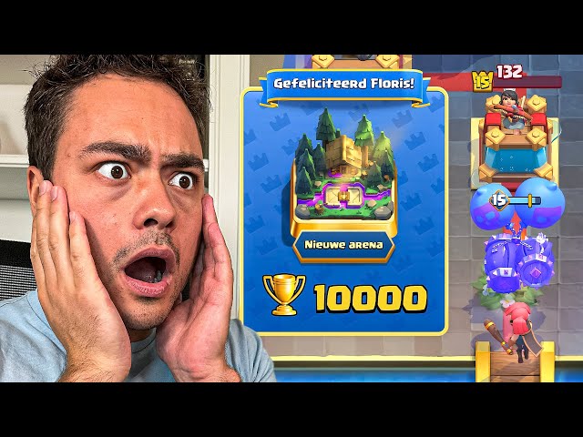 Haal ik 10.000 Trofeeën op Clash Royale…?