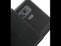 Leather Case for Asus P835   Flip Type Black