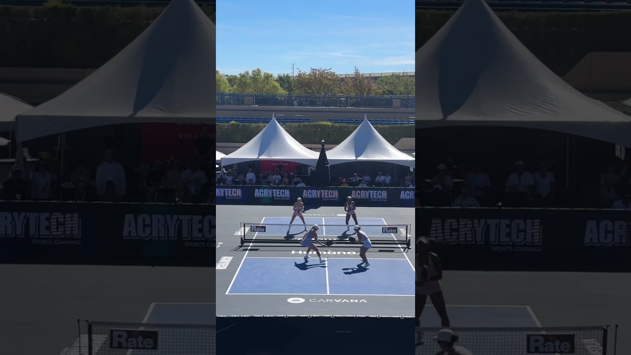 WILD level of pickleball! Anna Bright and Anna Leigh Waters fight back 🔥