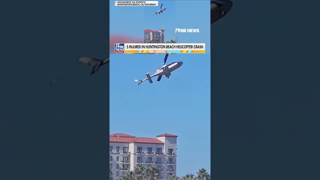 Helicopter crash in California injures five people