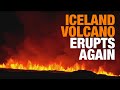 LIVE | Icelands Fiery Spectacle: 5th Volcano Eruption Rocks the Southwest Since December! #iceland