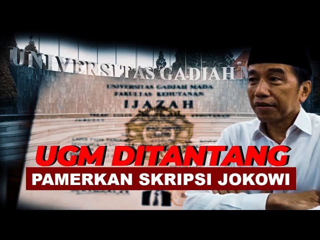 UGM Ditantang Pamerkan Skripsi Jokowi | AKIP tvOne
