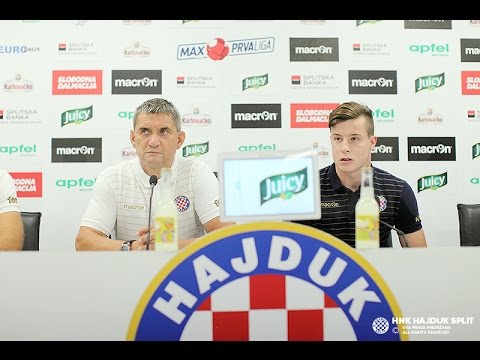 Press conference - Marijan Pušnik and Zvonimir Kožulj