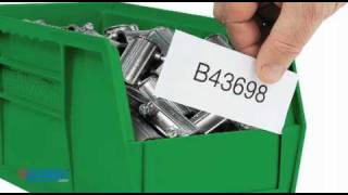 Akro-Mils AkroBin Plastic Stacking Bin 30220 -  4-1/8 x 7-3/8 x 3 Green