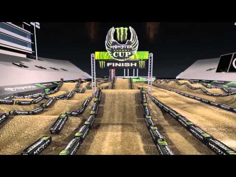 Monster Energy Cup 2013 - Animated Track Map - Las Vegas 10-19-13 
