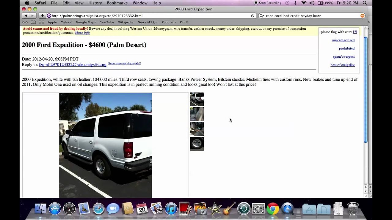 Craigslist Cars Under 500 >> Craigslist Palm Springs CA Used Cars - Under $500 Models Often Do Not Run - YouTube Craigslist Cars Under 500 >> Craigslist Palm Springs CA Used Cars - Under $500 Models Often Do Not Run - YouTube