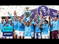 CHAMPIONS! Manchester City raise the Premier League trophy  FULL PRESENTATION