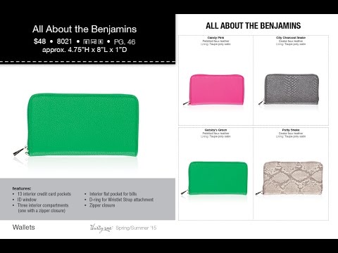All About the Benjamins  Rolling Jewell Wallet Review from Thirty-One ...