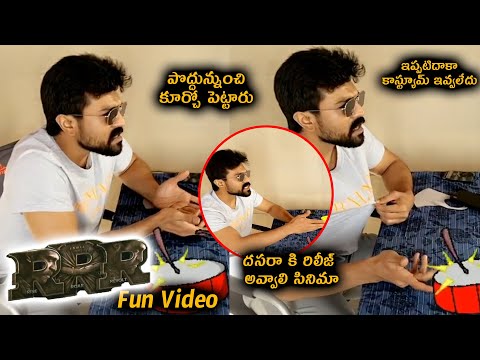 Ram Charan, Jr NTR's conversation with RRR team goes viral Ram Charan, Jr NTR's conversation with RRR team goes viral