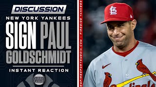 Yankees Sign Paul Goldschmidt to One-Year $12.5 Million Deal | INSTANT REACTION