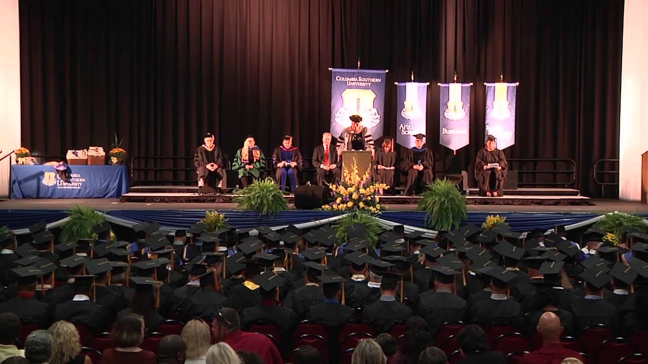 Columbia Southern University 2012 Graduation Afternoon Ceremony Youtube