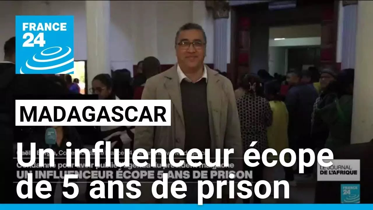 Madagascar : un influenceur écope de 5 ans de prison pour avoir publié l'agenda du président
