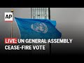 UN General Assembly LIVE: Vote on nonbinding resolution demanding a cease-fire in Gaza