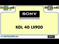 SONY KDL40LX900 TV Installeren - SONY TV Installeren - Ci+ Installeren