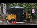 Tree Collapsed On Car Due To Heavy Rain | Hyderabad | V6 News - 03:03 min - News - Video