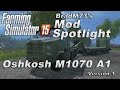 Oshkosh M1070 truck with trailer v1.0