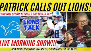 DAN PATRICK CALLS OUT DETROIT LIONS! WE BREAK DOWN WHAT THE LONG TIME SPORTS REPORT HAD TO SAY!