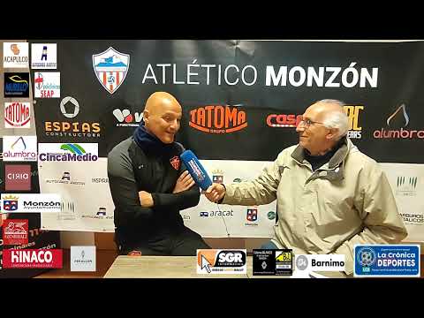 LA PREVIA / Monzón - Barbastro / J 25 / Ismael  Mariani  (Entrenador At Monzón Alumbra) 3ª División