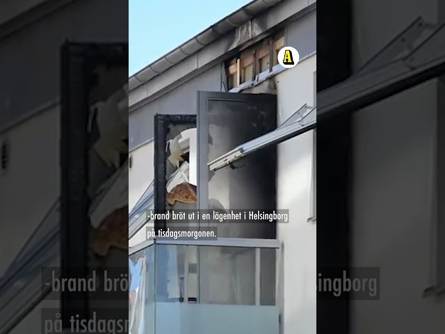 Hoppade från tredje våningen – flydde brand