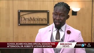 Des Moines school board expected to put superintendent on unpaid leave after state revokes admini...