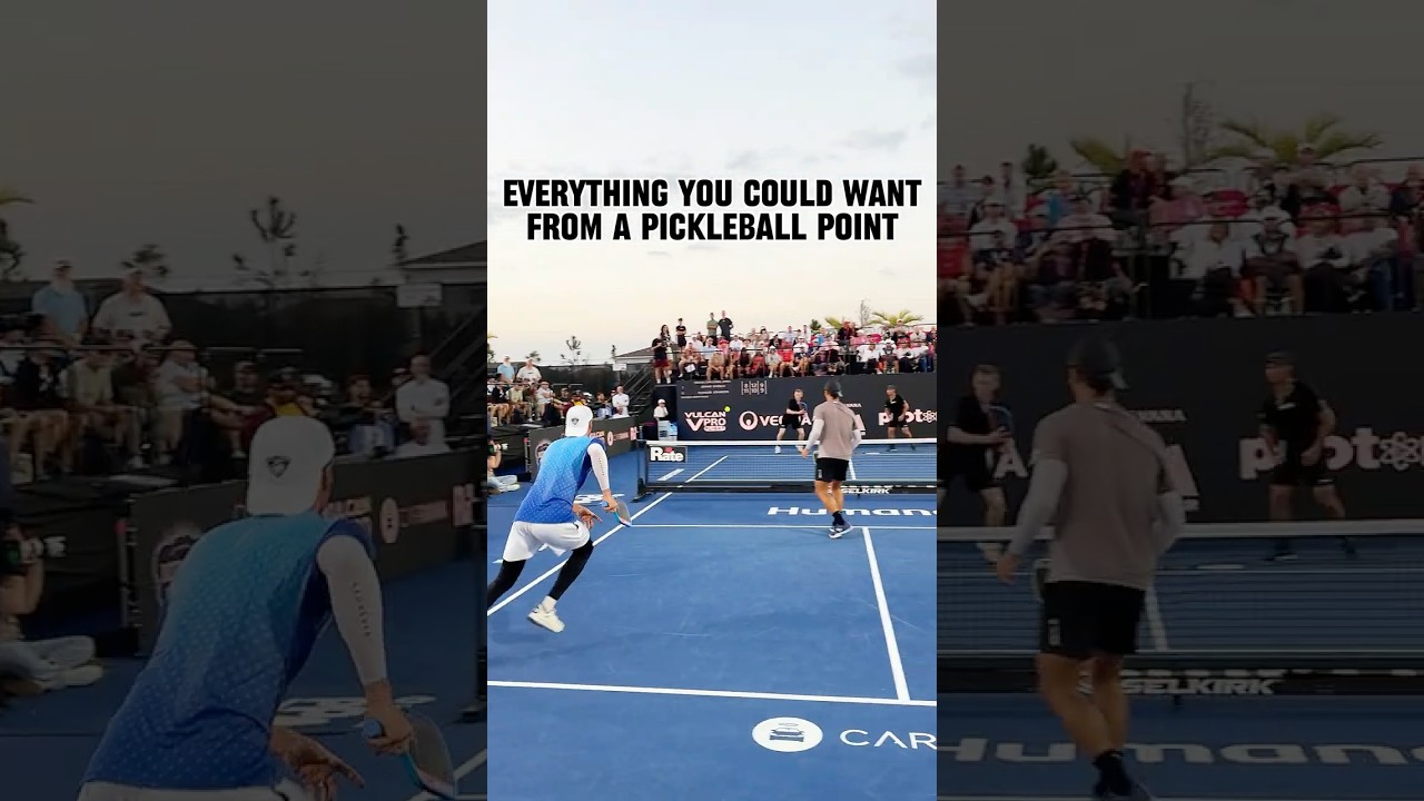 This pickleball point has EVERYTHING 🤌🏼