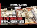 Drugs, Cash, Liquor Worth Over Rs 1,760 Crore Seized In 5 Poll Bound States | Assembly Elections