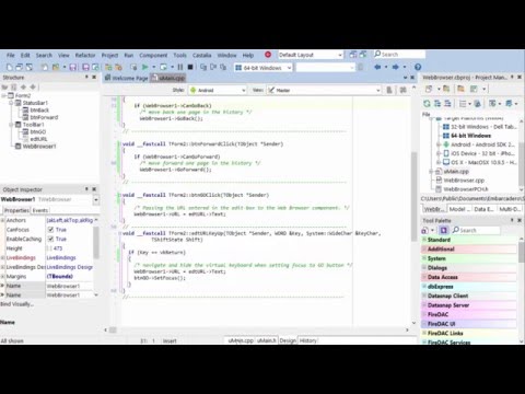 Using the Web Browser Component in C++Builder