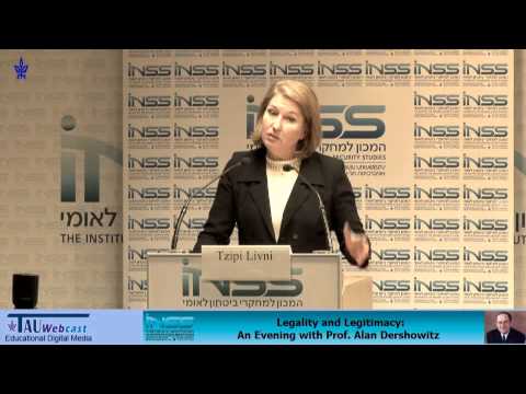 Opening Remarks: Minister of Justice, Tzipi Livni - YouTube