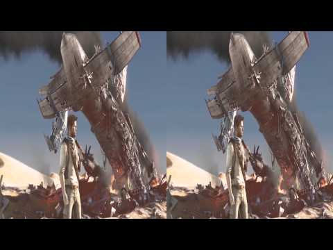 PS3 Uncharted 3 - Drakes Deception 3d Trailer in 3D