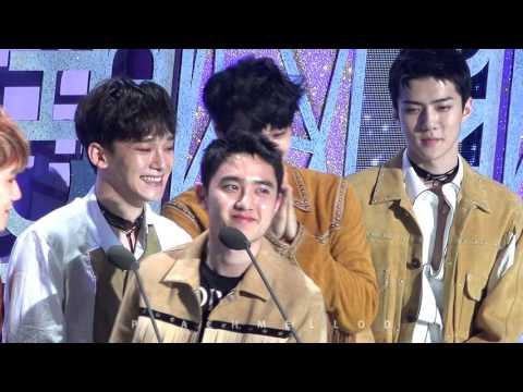 170222 가온차트 :: 대기석 및 수상소감 (D.O. focus) 4K