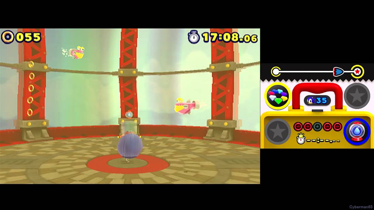 Sonic Lost World 3ds Part 3 Tropical Coast Zone Special Stage 7