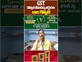 GST కౌన్సిల్ తీసుకున్న నిర్ణయం చాల గొప్పది! #gstrate #newgstrates #gstnews #publicreaction #shorts  - 00:29 min - News - Video