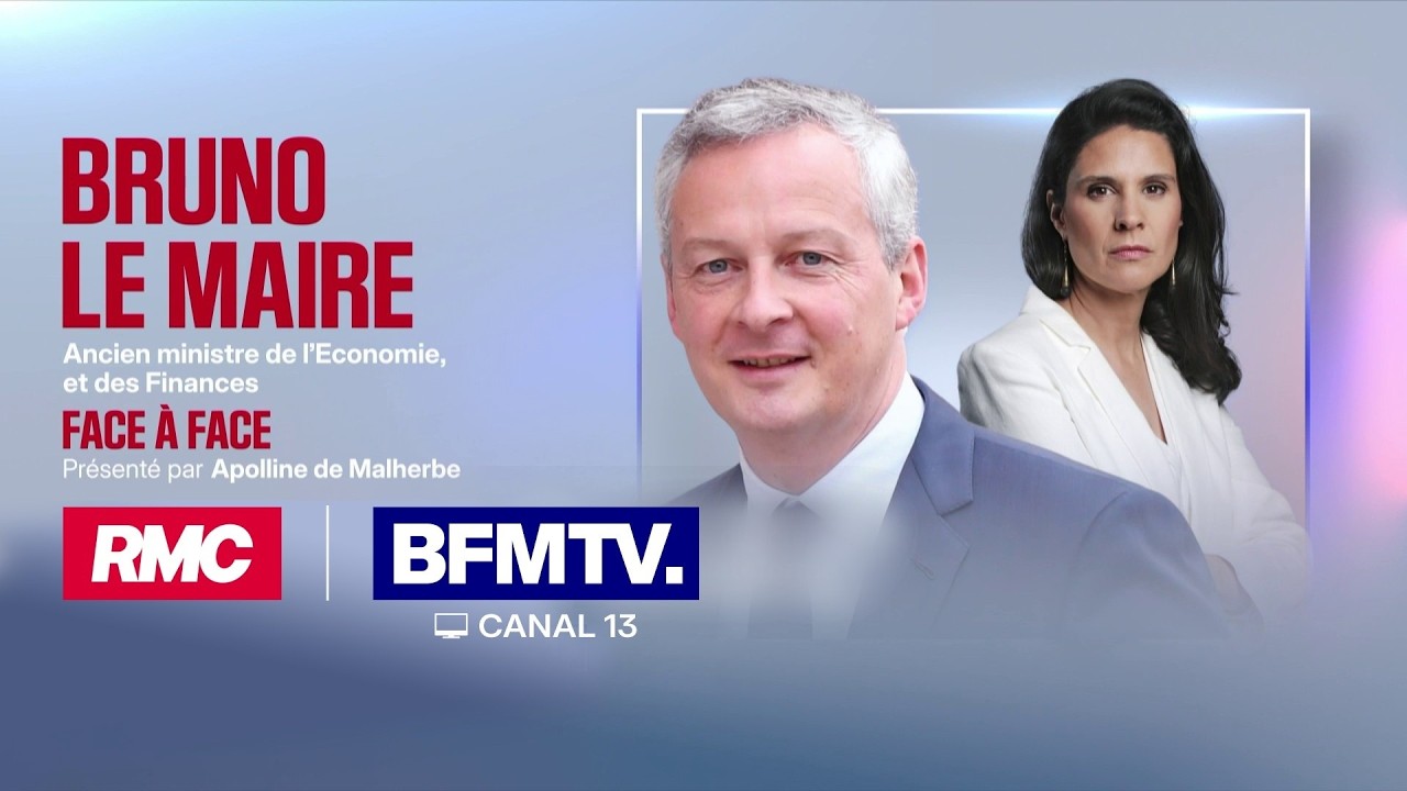EN DIRECT - Bruno Le Maire est l'invité du Face à Face d'Apolline de Malherbe