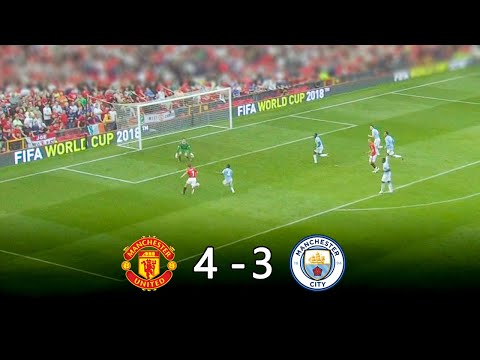 英超 | 曼聯4 - 3曼城 欧文绝杀，英超20年最佳比賽 | Manchester united 4–3  Manchester City | Highlights