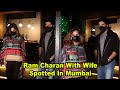 Ram Charan, Upasana spotted in Mumbai