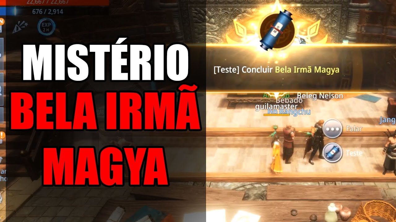 Mistério Bela Irmã Magya Mir4 - Chifre de Nefariox