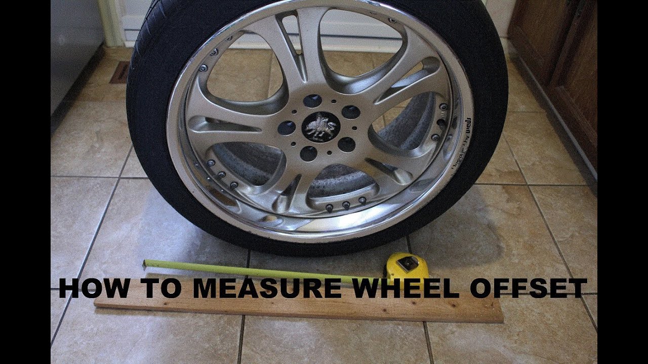 Re Chrome Rims >> How to measure wheel offset - YouTube Re Chrome Rims >> How to measure wheel offset - YouTube