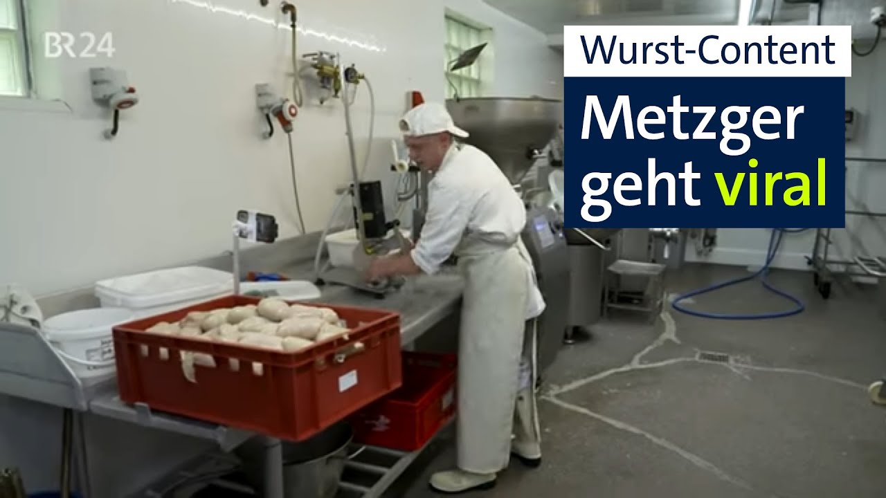 Metzger geht viral mit Content von seiner Arbeit | Abendschau | BR24