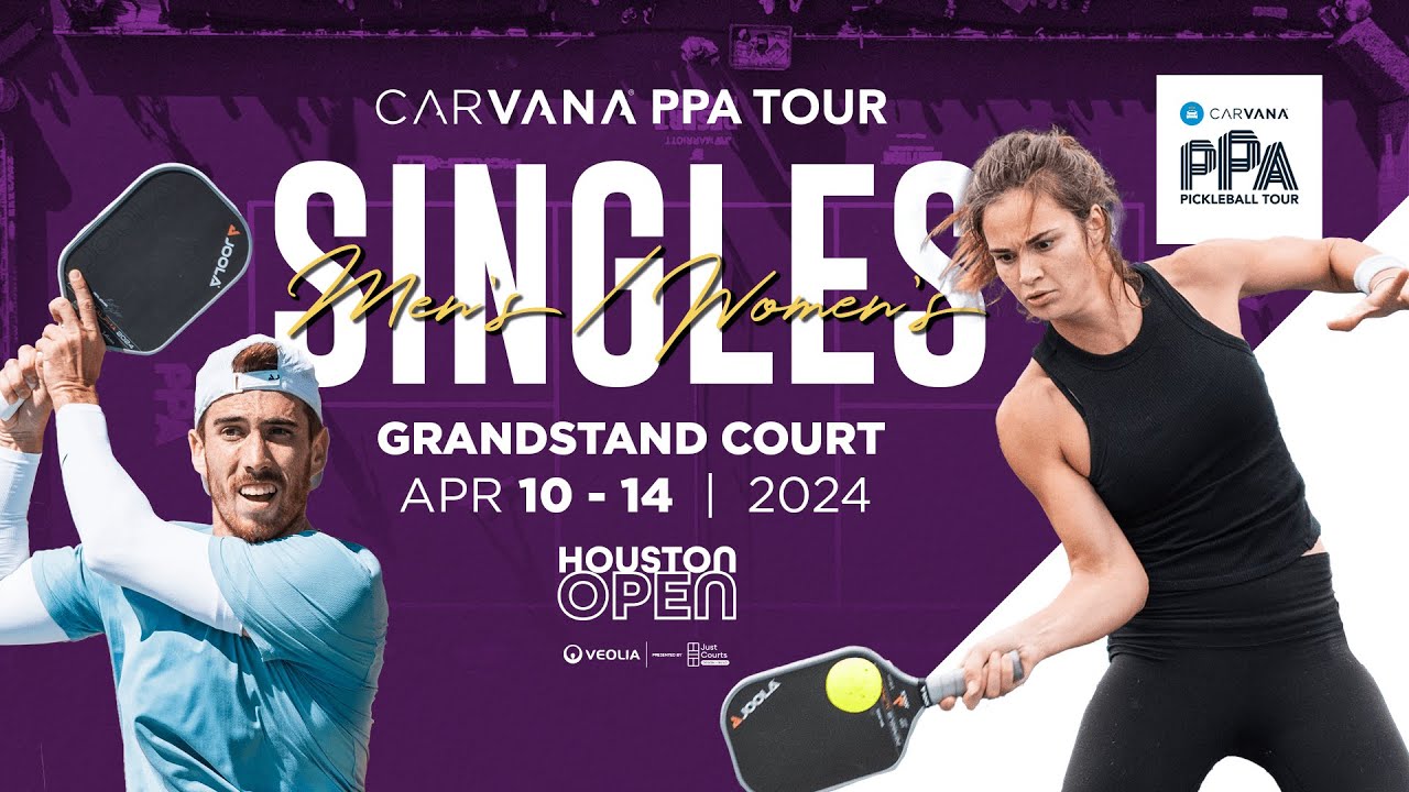 Grandstand Court: Veolia Houston Open presented by Just Courts - Men’s and Women’s Singles