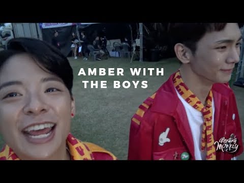 Amber interactions with male idols (part 2)