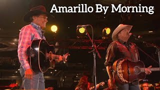 George Strait - Amarillo By Morning ♬ Feat. Alan Jackson (Live From AT&T Stadium) [2014 Version]