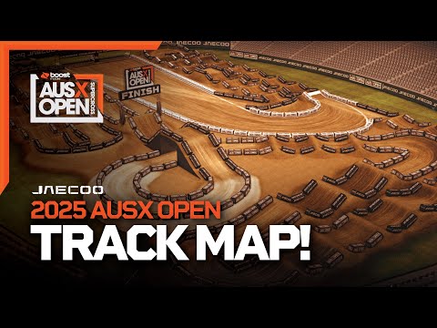  2025 AUSX Open Track Map Unveiled | Marvel Stadium | Jaecoo Official Layout