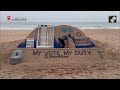 Phase 2 Voting | Sudarsan Pattnaiks My Vote, My Duty Sand Sculpture Raises Awareness About Voting  - 00:42 min - News - Video